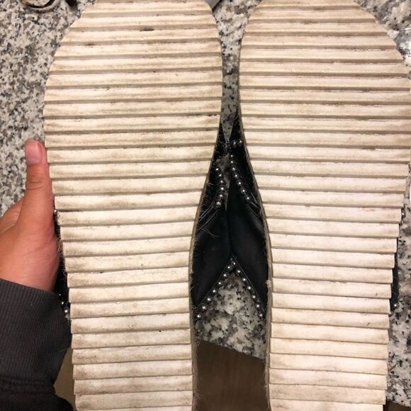 Zara Studded Slides / Sandals - Picture 4 of 5